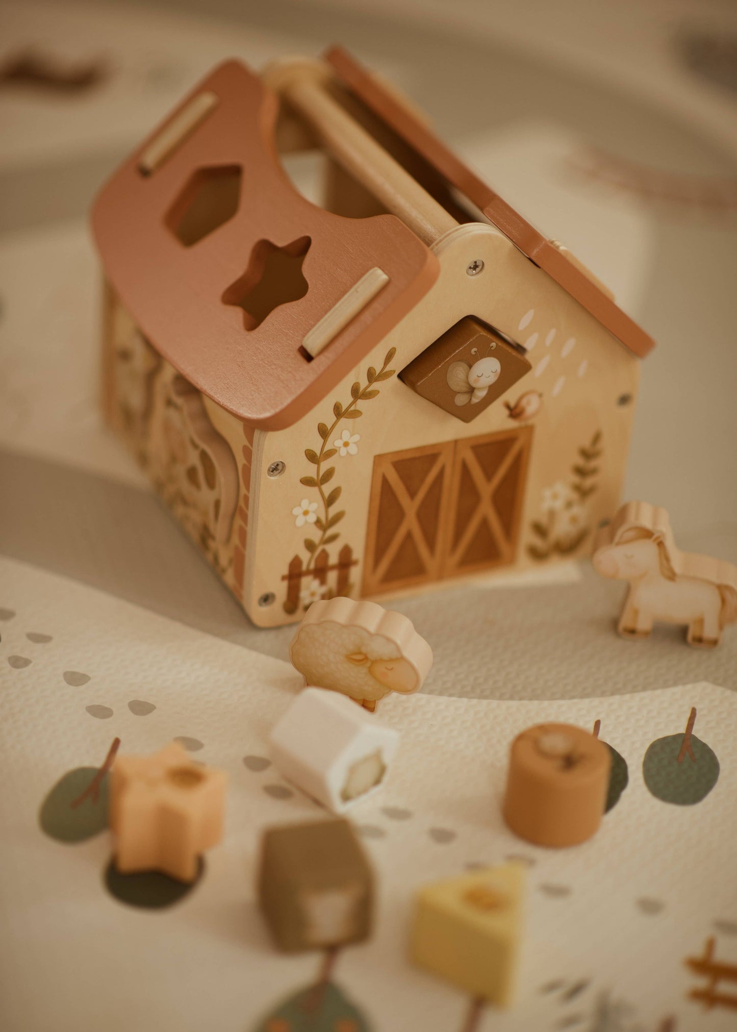 Edukační puzzle - farma