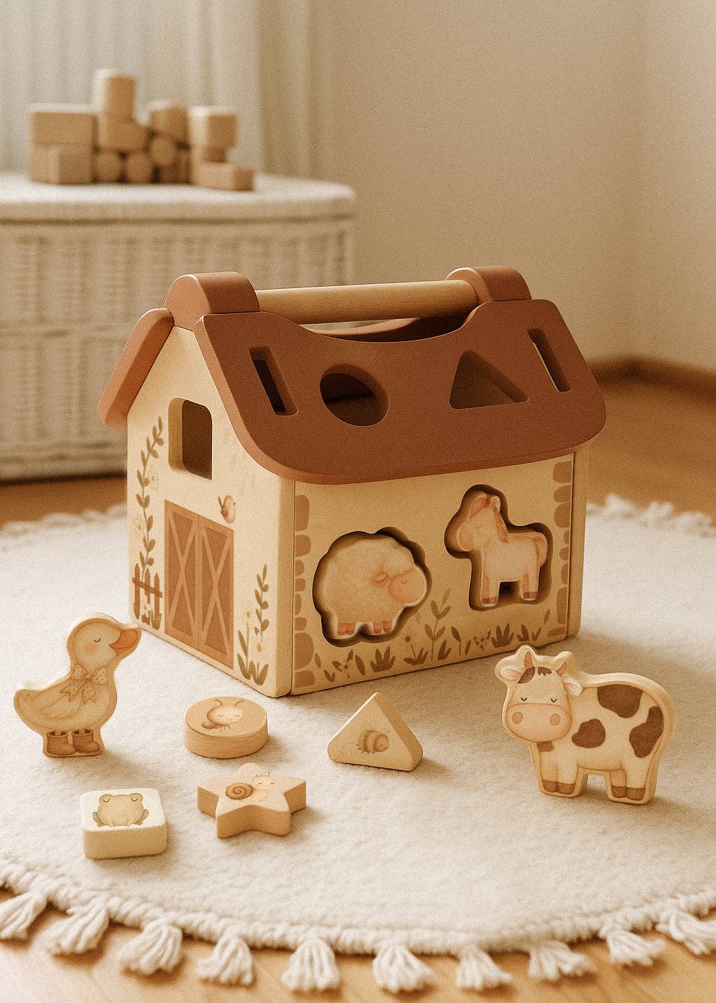 Edukační puzzle - farma