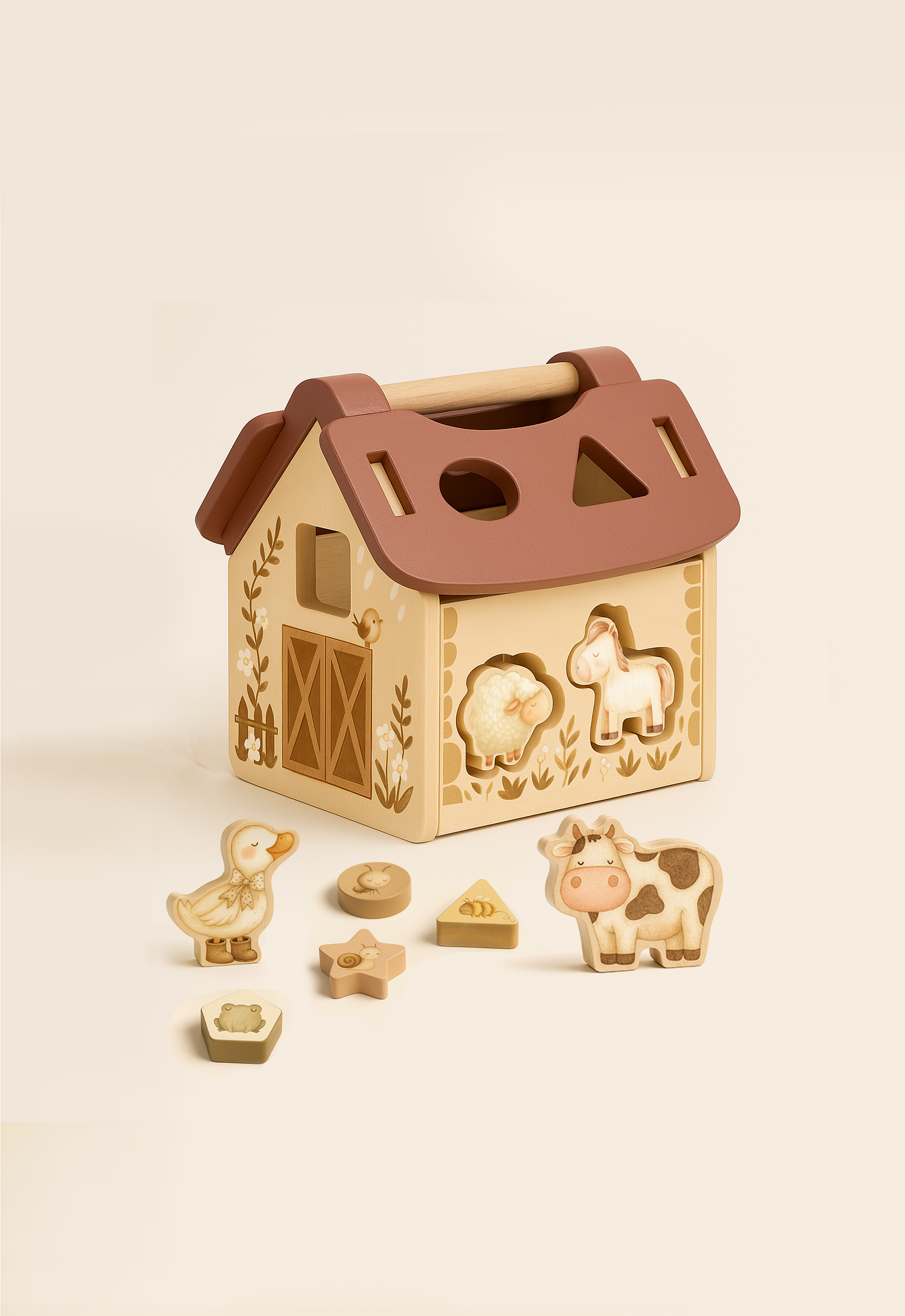 Edukační puzzle - farma