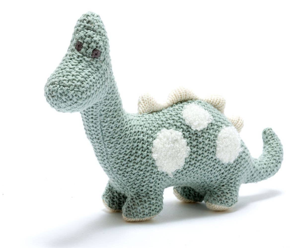 Dinosaurus pletený zelený